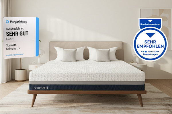 Scarnatti Excellence Gel Memory Foam Matras 27cm