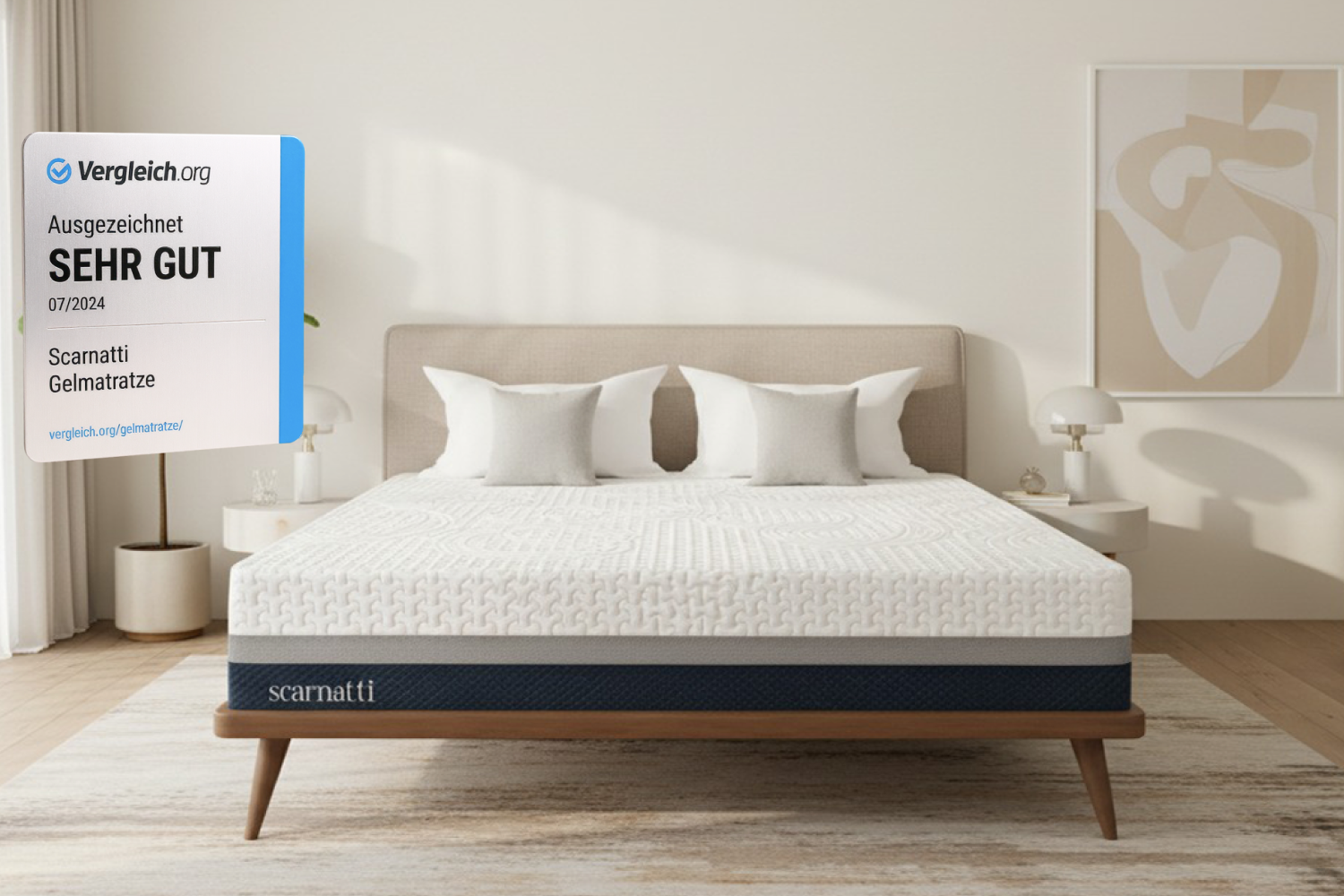 Scarnatti Excellence Gel Memory Matras 27 cm