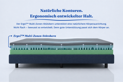 Matelas Scarnatti Unique en Mousse à Mémoire de Forme Gel 18cm