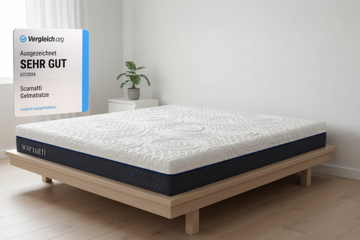 Matelas Scarnatti Unique en Mousse à Mémoire de Forme Gel 18cm